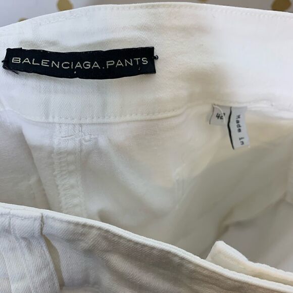 BALENCIAGA Pants White Skinny Jeans 42 - Picture 2 of 5